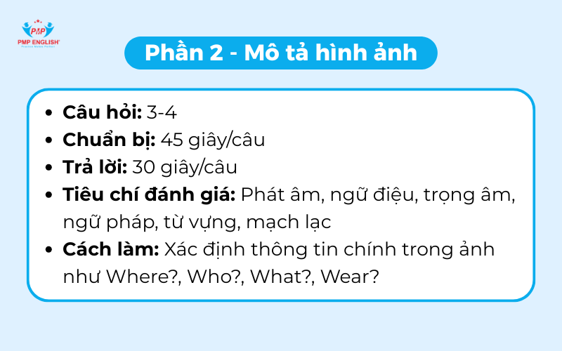 Phần 2 - Mô tả hình ảnh