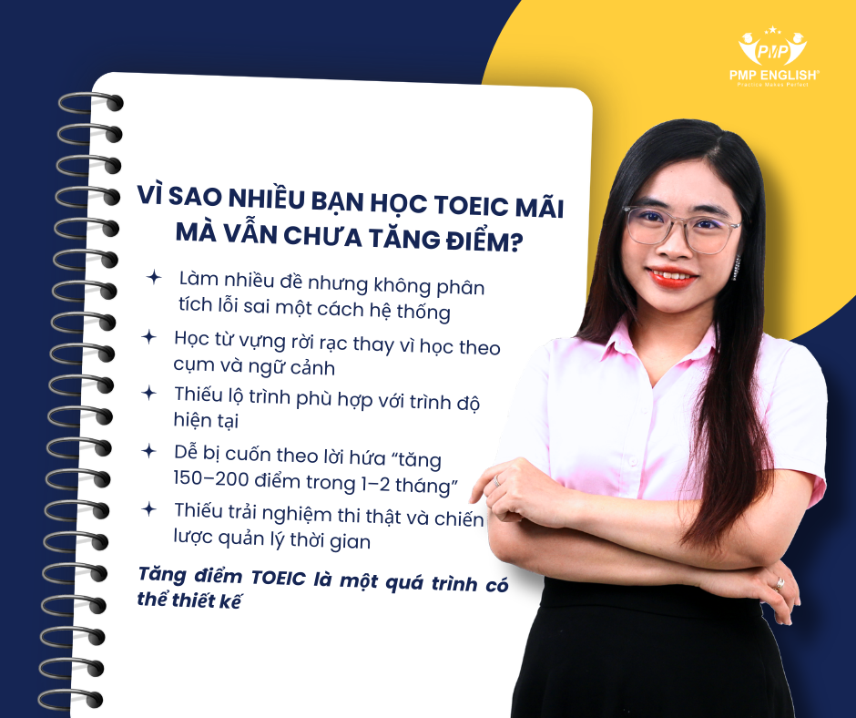 Vì sao bạn học TOEIC mãi mà vẫn chưa lên điểm?